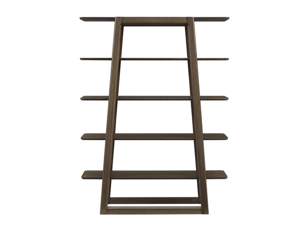 Greenington Furniture Currant Bookshelf, Black Walnut front view
