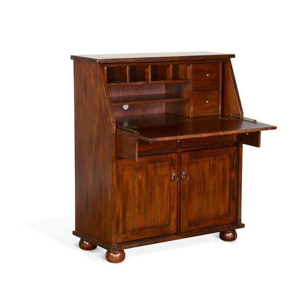 Santa Fe Dropleaf Laptop Desk Open View