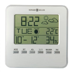 Howard Miller Weather View Tabletop Clock