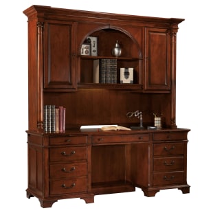 Hekman Weathered Cherry Executive Deck Hutch 7-9272