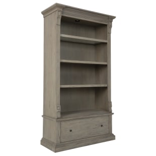 Hekman Wellington Estates Executive Bookcase Center - Driftwood Side view