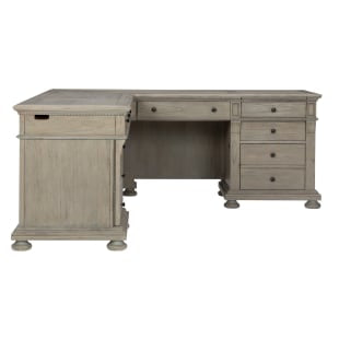 Hekman Wellington Estates L-Desk - Driftwood Front View
