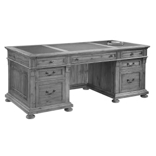 Hekman Wellington Estates Executive Desk - Dark - Front View