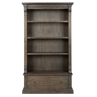 Hekman Wellington Estates Executive Bookcase Center - Java Front View