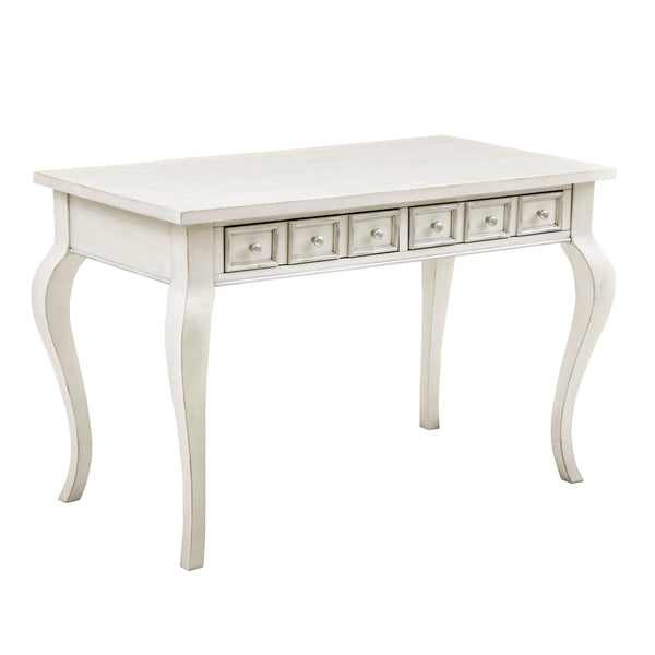 Wood 2 Drawer Writing Desk Corner View