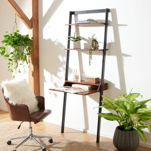 Safavieh Pamela 2 Shelf Leaning Desk lifestyle view