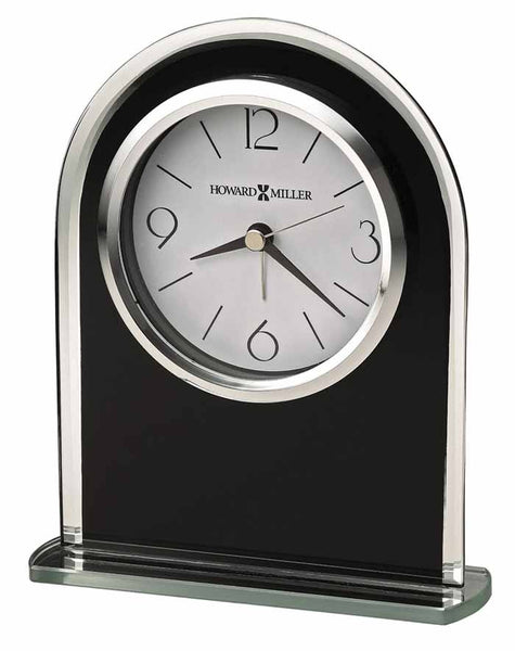 Howard Miller Ebony Luster Tabletop Clock