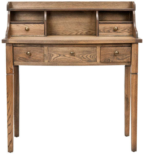 Safavieh Landon 5 Drawer Writing Desk Oak