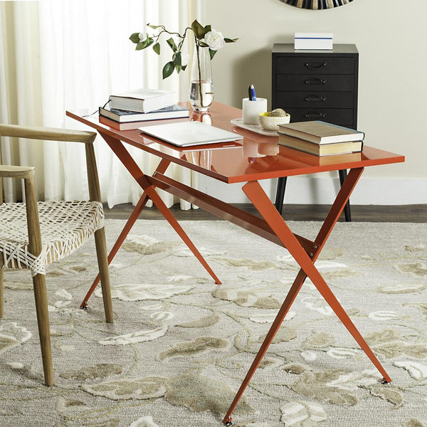 Safavieh Chapman Desk Red lifestyle view