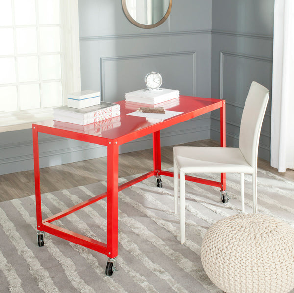 Safavieh Bentley Desk Red lifestyle view