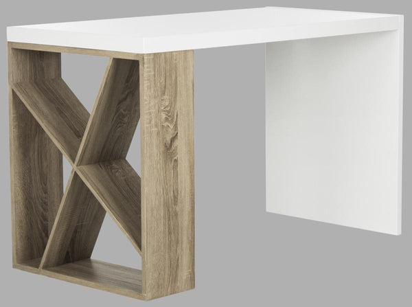 Safavieh Carlene Modern Scandinavian Side Storage Lacquer Desk