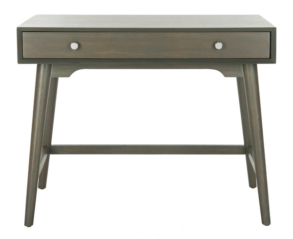 Safavieh Isadora Mid - Century Modern Desk Ash Grey