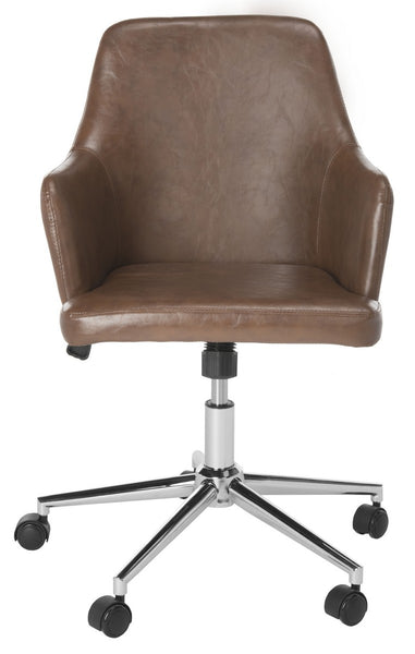 Safavieh Cadence Swivel Office Chair Brown