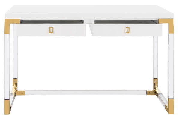 Safavieh Couture Dariela Acrylic Desk White